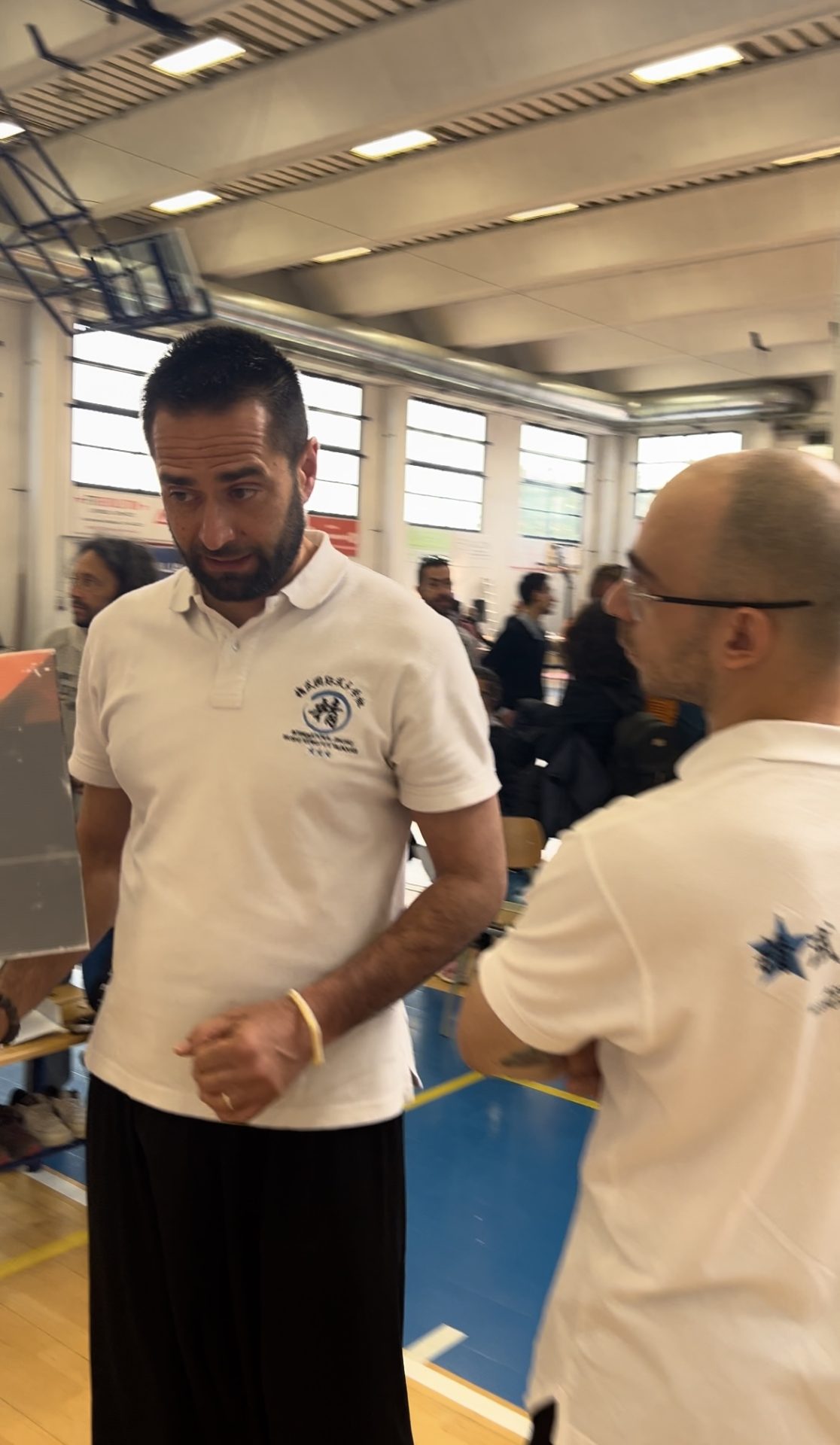 Roberto Vallone en Torneo de Wushu, Italia.